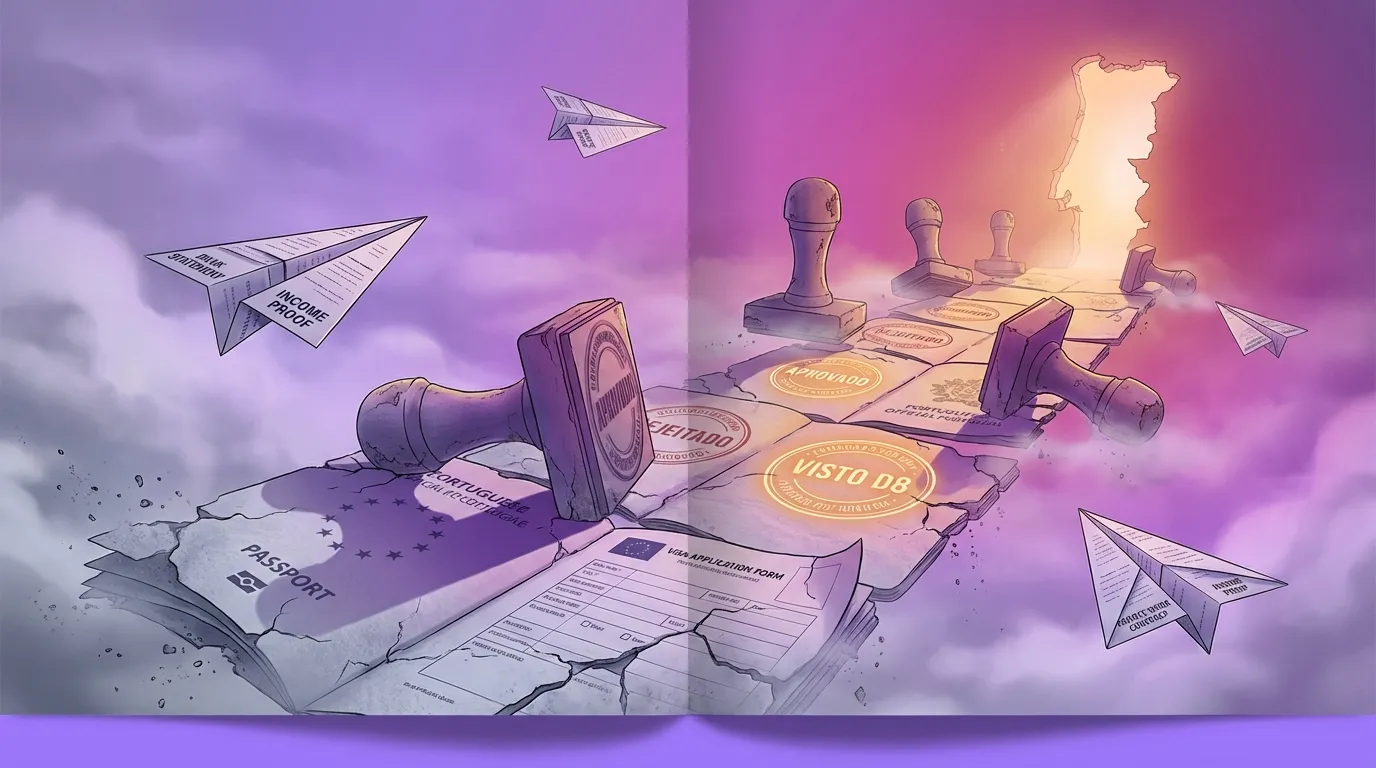 Portugal D8 Digital Nomad Visa: The 2026 Mistakes That Get You Rejected