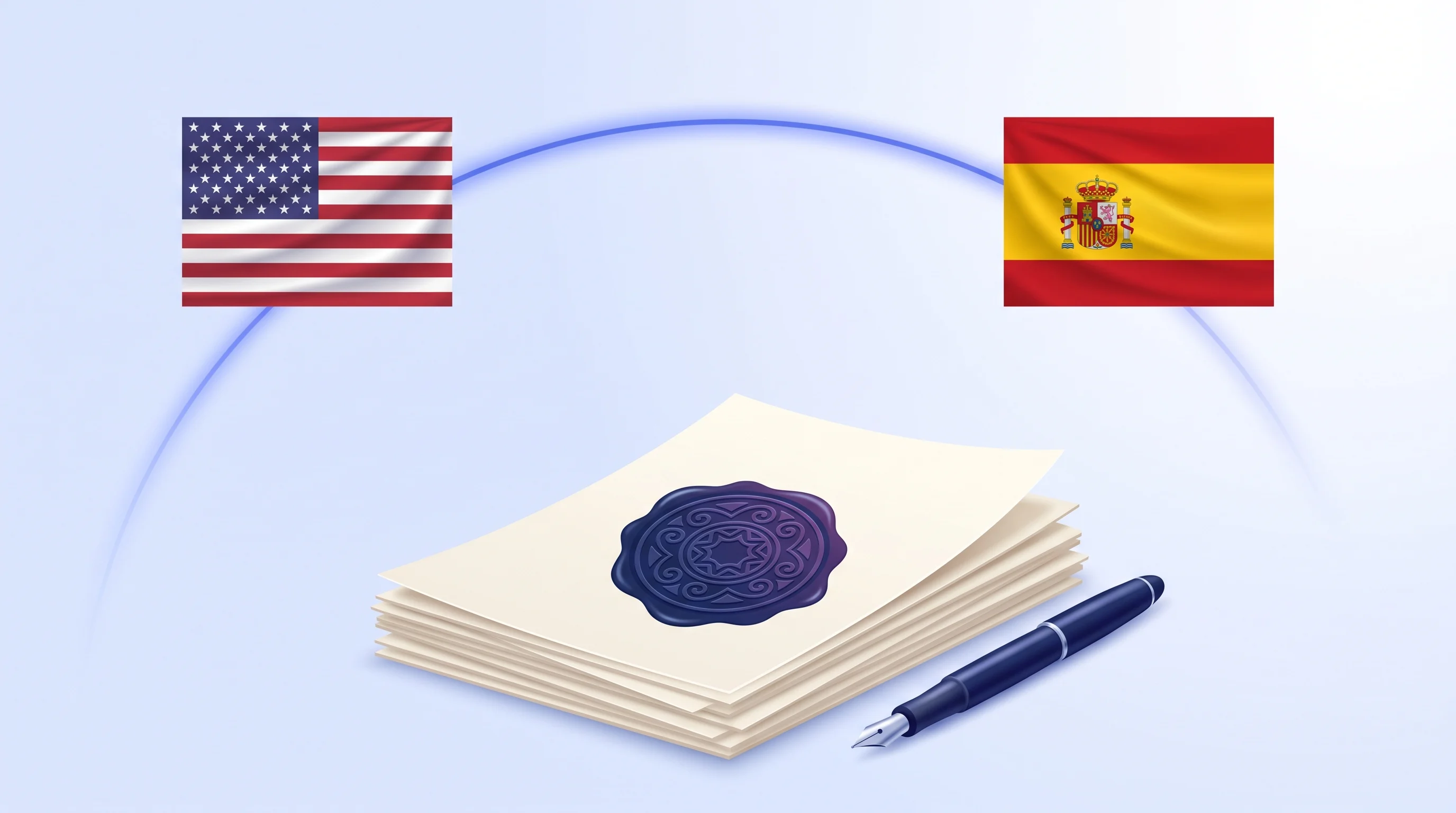 What US documents do I need for a European visa application?