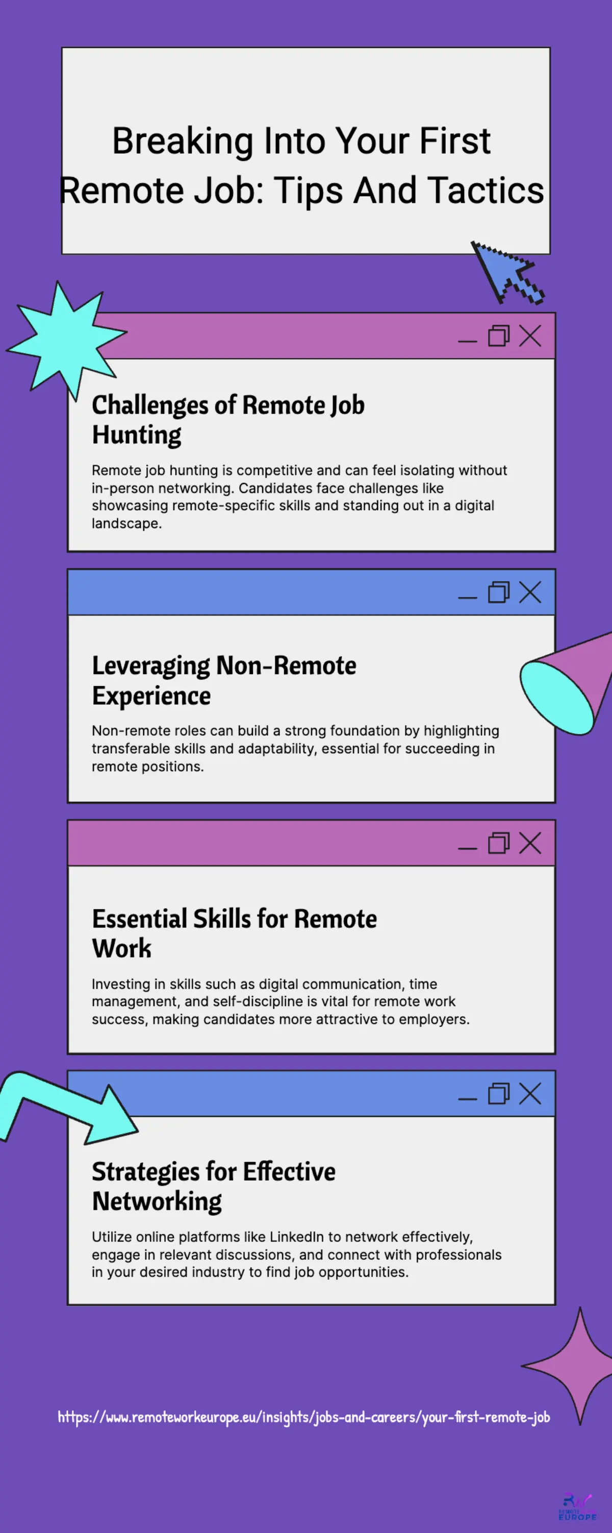 Tips for getting your first remote job